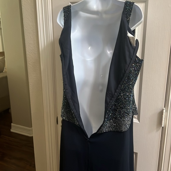 Floor Length Formal Dress with Bling Top - Picture 9 of 15